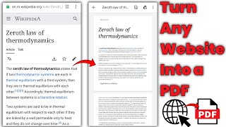 How to make a Website into a PDF screenshot 2