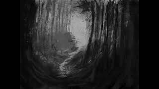 I created a forest landscape using Procreate in a 30-minute timed sketch. The process involved rapid