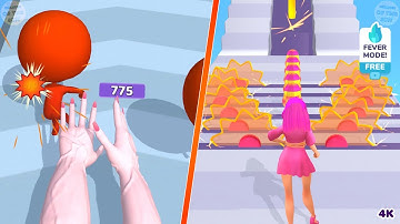 Plaster Run 3D vs Hair Challenge ​- All Levels Gameplay iOS,Android  (part 3)