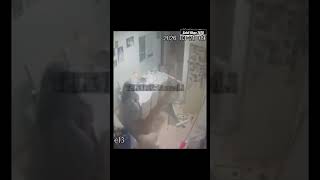 Shocking CCTV: Missile Blast Shatters Home in Israel #news #sahilkhan7870