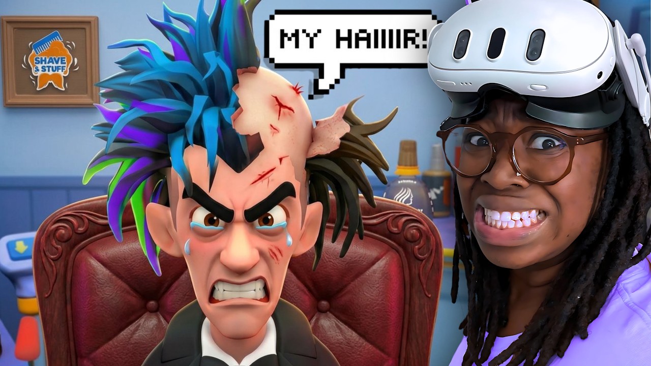 Giving a Vampire a Haircut Gone Wrong | Shave & Stuff on Meta Quest