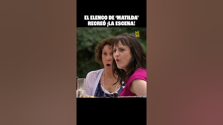 Una vez más juntos recreando la escena más icónica de #Matilda