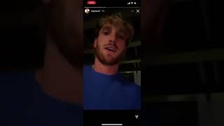 Logan Paul’s reaction to Jake Paul knocking out Ben Askren