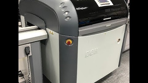 2014 DEK Horizon 03IX Screen Printer