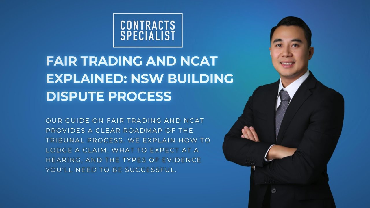 Fair Trading and NCAT Explained NSW | Building Dispute Process