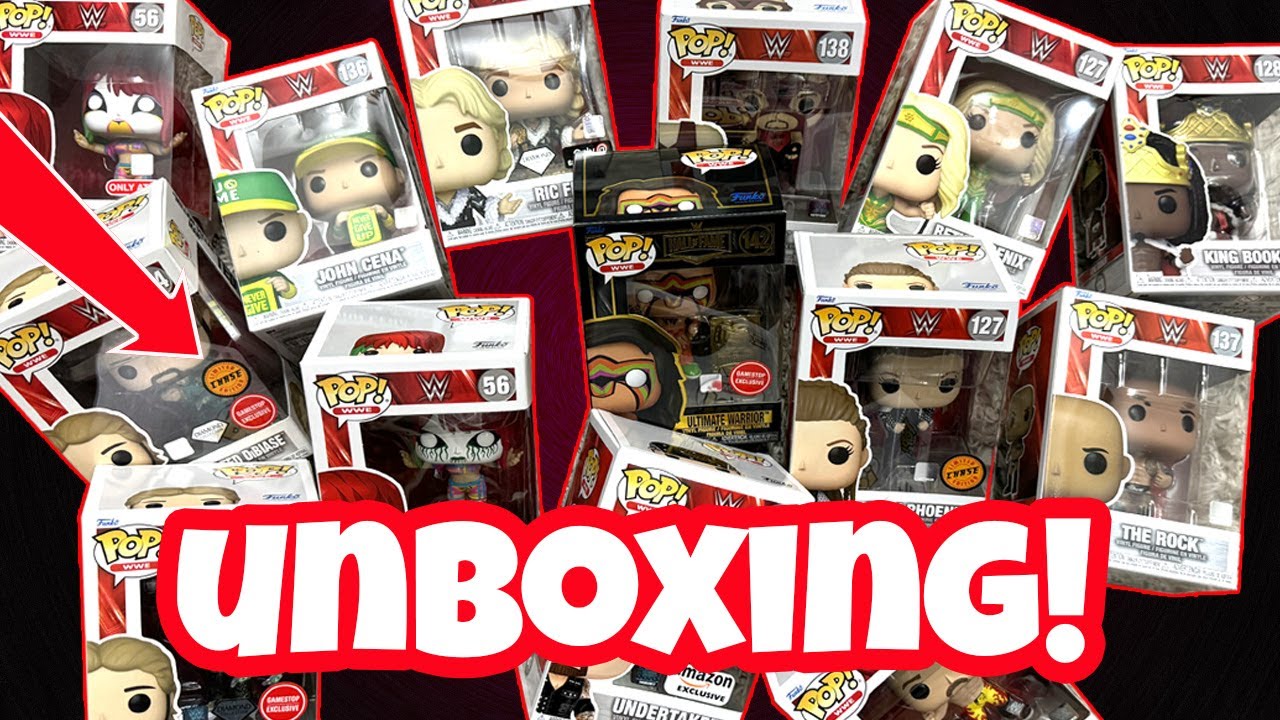 Моя самая большая в жизни распаковка фигурок Funko Pop от WWE!