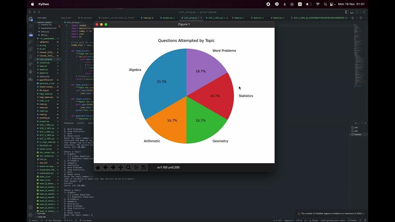Computer Programming Project Presentation - Mathematics Game - YouTube