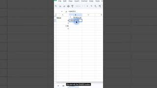GAUSS Function in Google Sheets — Formula #366 of 500 #Shorts