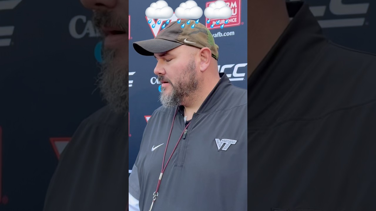 How the Hokies’ OFFENSE plans to handle the wet weather this Saturday