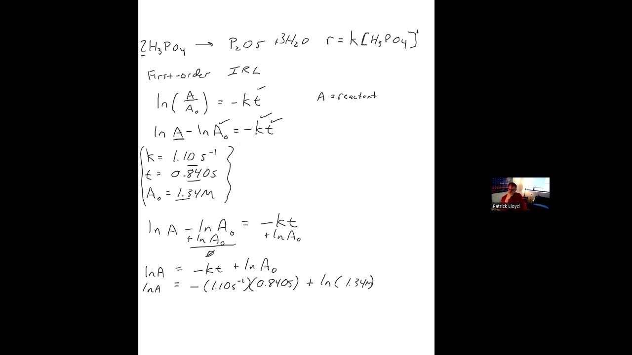 Integrated Rate Law Worksheet With Answers