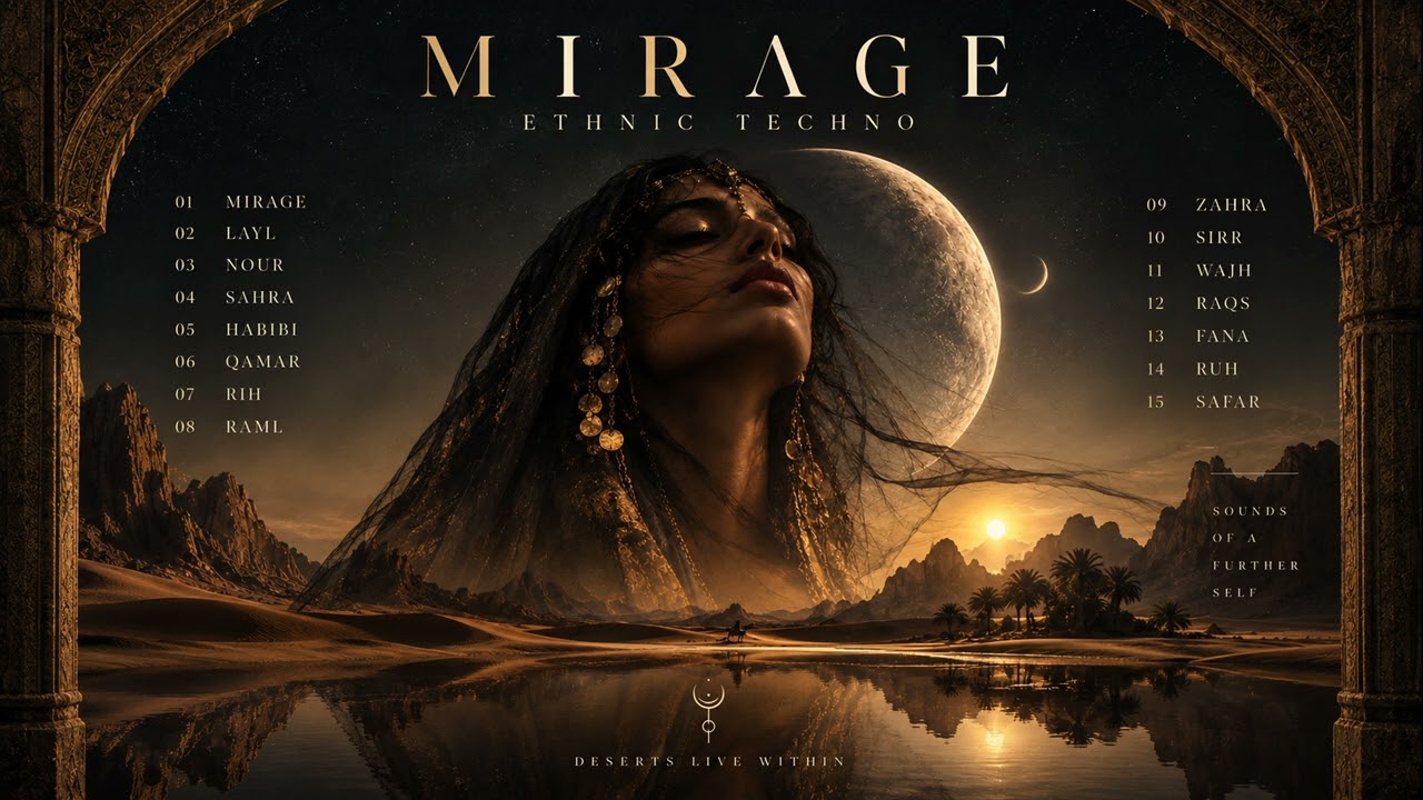 MIRAGE | Dark Ethnic Techno Mix | Arabic Female Vocals | 49 min Desert Set
