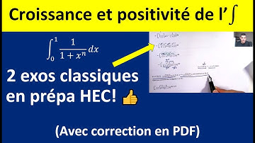 Croissance et positivité de l