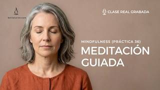 Reduce estrés y ansiedad (10 min) | Meditación guiada grabada en directo en Barcelona