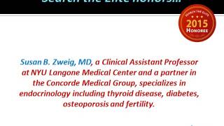 Susan B. Zweig, MD, Named the Top Endocrinologist in New York City