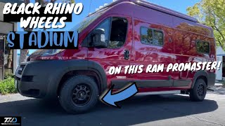RAM ProMaster - 16"x8" Black Rhino Stadium Wheels Fitment