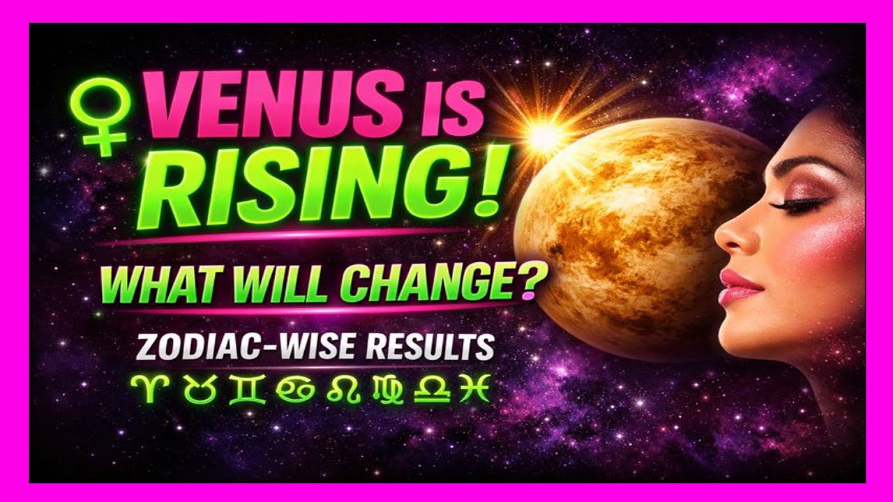 When Will VENUS RISE 2026 | Benefits To 12 Zodiacs
