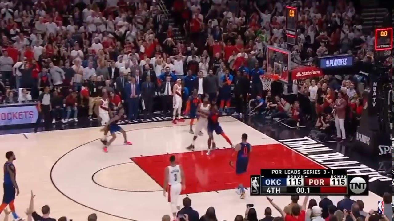 Damian Lillard hits clutch buzzer-Beater three over Paul George and ...