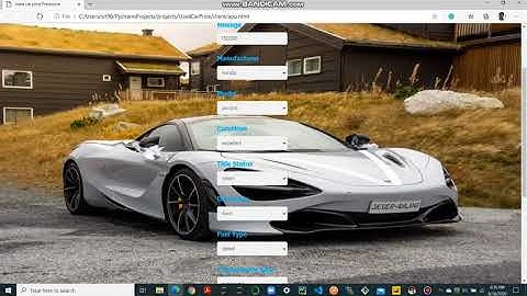 Used car price prediction web Application