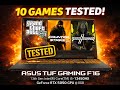 Tested 10 Games on ASUS TUF Gaming F16 (2025) – RTX 5050 FPS Benchmarks!