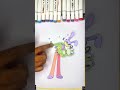 So Hoppy Ribbit Easy Paper Craft 🎨 | Amazing Digital Circus Challenge #shortsvideo