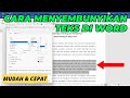Cara Menyembunyikan Teks di Word (Invisible Text) dan Menampilkan Kembali Teks yang Tersembunyi