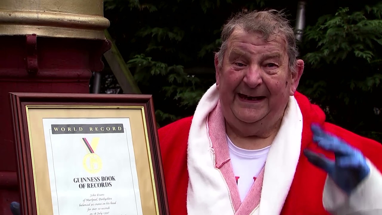 Headbalancing British strongman on record mission YouTube