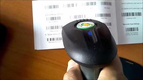 PS2020B Wireless Bluetooth Barcode Scanner: Pairing & Operation Video
