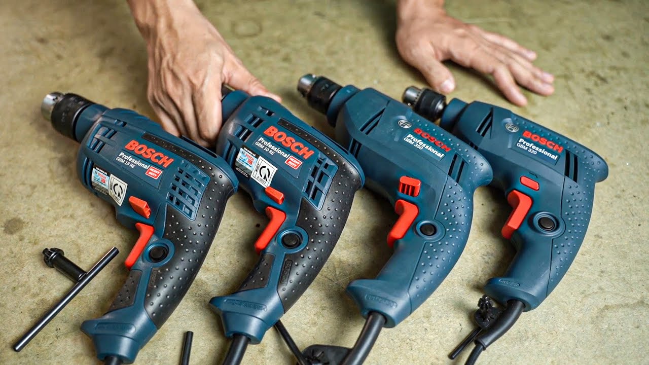 Dòng Khoan Chuyên Khoan Sắt, Gỗ của Bosch | Bosch GBM: 13RE, 10RE, 350, 320