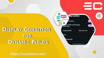 How to Use Dynamic Fields - Elementor Display Conditions to Hide Container/Sections or Widgets
