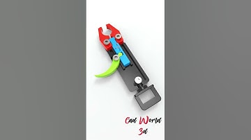 Bow Release #autocad #engineering #mechanical #mechanism #3d #