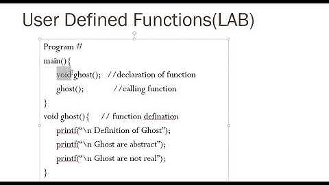 03 | User Defined Functions in C | isajidTech | UDF | basic concepts of c programming | c language