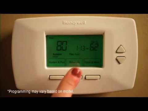 Honeywell Honeywell  7-Day Programmable Thermostat AC & Heat Honeywell 32207501-002 