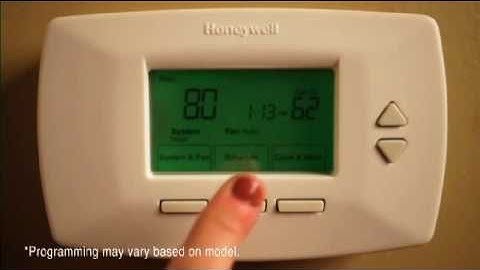 Installing Your Programmable Thermostat