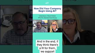 How Did Your Company Begin Using AI?  #ai #manufacturing #foodmanufacturing #qualitycontrol