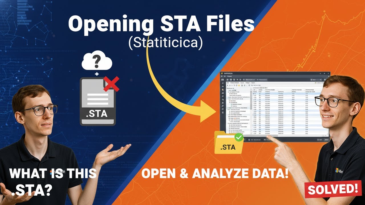 Sta File Content Opening STA Files (Statistica) - YouTube