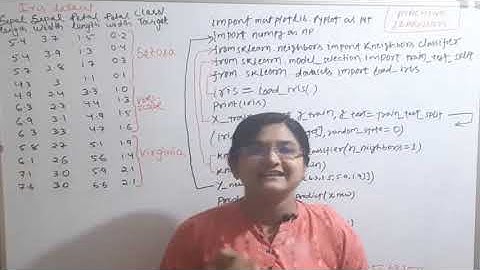 IRIS FLOWER CLASSIFICATION IN PYTHON BY KNN ALGORITHM MACHINE LEARNING IDENTIFYING FLOWER SPECIES