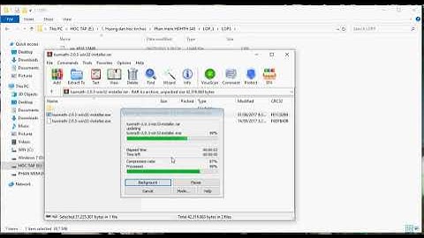 Cách cài đặt phần mềm Tux Math sách Hướng dẫn học tin học lớp 3