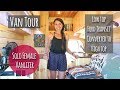 VAN TOUR | FULL-TIME SOLO FEMALE lives with DOG in Ford Transit!