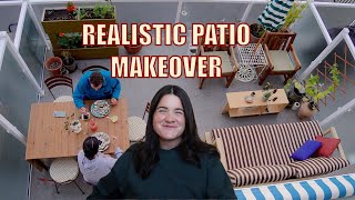 THRIFTED AND DIY PATIO MAKEOVER