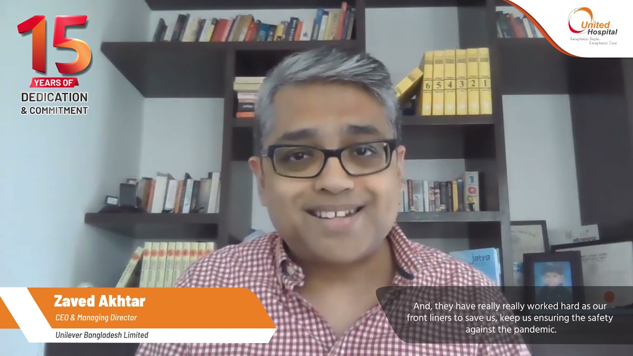 CEO & Managing Director of Unilever Bangladesh Limited wishes United Hospital Limited
