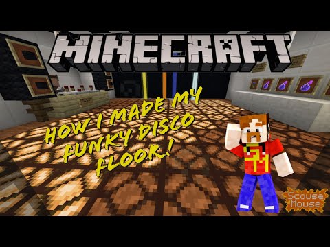 Minecraft Tutorial How To Make A Dance Floor With Multiple Patterns Youtube