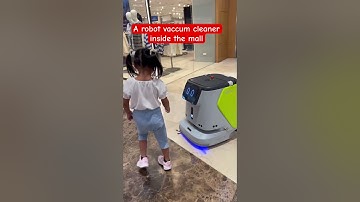 Cool! A cleaning robot. #amazing  #robot #funnyvideo  #vaccum #electronic #fun #funnyshorts