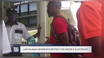 LUST-EN-RUST RESIDENTS PROTEST FOR WATER & ELECTRICITY