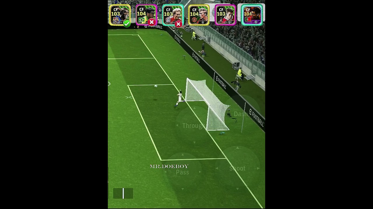 Bicycle kick Challenge with Top 10 Best CF player’s in Efootball 🔥🚀 