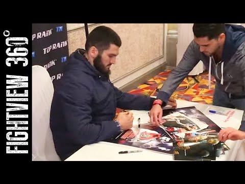 artur-beterbiev-arrives-in-philly-for-#beterbievnail-10/28,-autograph-session!