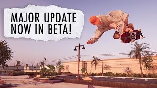 Major Update Now In Beta!  Grabs, California Skatepark, Replay Editor and More!