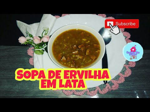Vídeo: Sopa De Espadilha Enlatada
