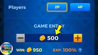 How to Set Game Entry Coins in Ludo Royal Game screenshot 2