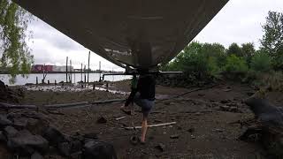 Sock Removal with Watercraft Helmet