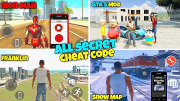 Finally🥳Gta 5 + Iron Man+ Toy Car All Secret  Cheat Code 😁Indian Bikes Driving 3d New Update